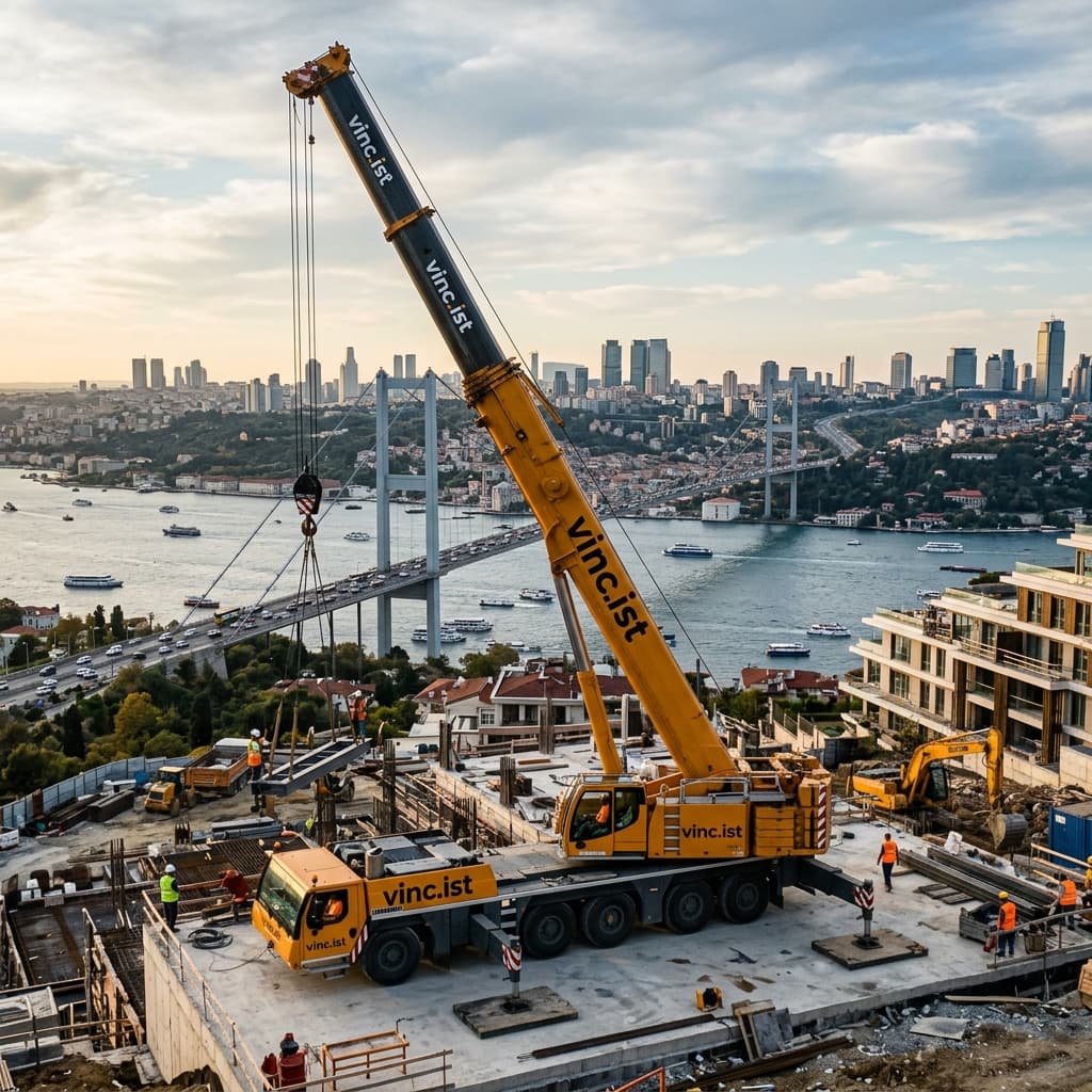 Teleskopik Bomlu Mobil Vinçler